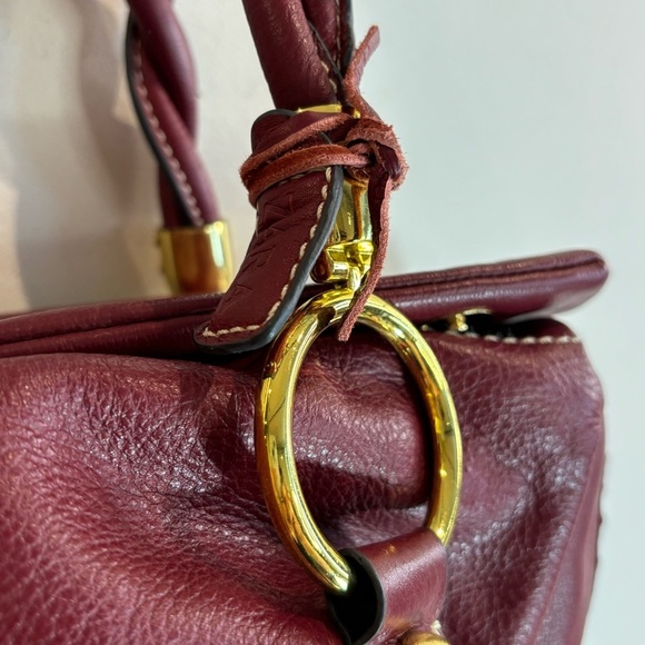 ZARA Handbag Braided. handle Leather Snap Closure Several Compartments Satchel - Picture 13 of 16